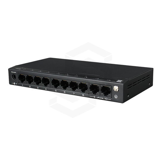 SWITCH 8 PUERTOS 10/100MB POE + 2 UPLINK 10/100MB 120W