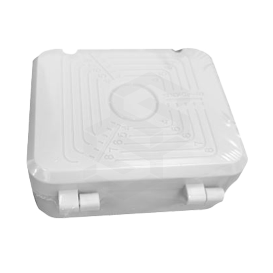 CAJA DE PASO PVC CON BISAGRAS Y MEDIDAS 120X100X50 MM