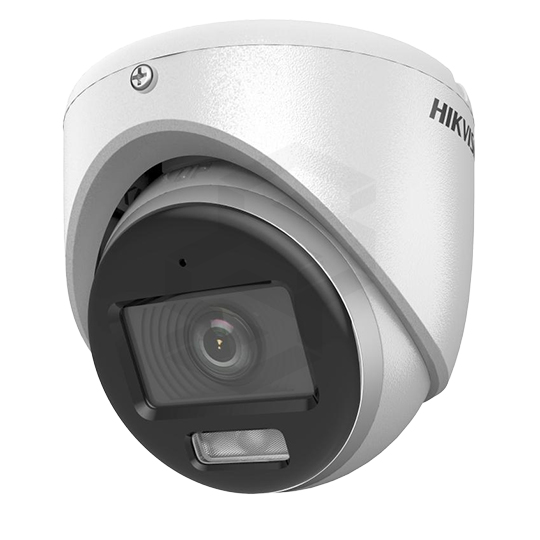 DOMO SELLADO HD-TVI 3K IR 10-20M CON AUDIO Y LUZ HIBRIDA COLOR VU