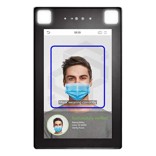 Miniac lector facial pantalla 5 para control de acceso biometrico