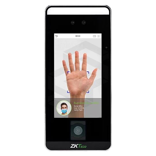 Miniac lector facial pantalla 5 para control de acceso biometrico