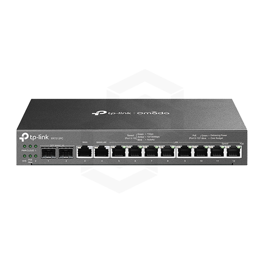 ROUTER VPN 8 PUERTOS LAN + 1 WAN + 1 LAN/WAN GIGABITE 3 EN 1 TPLINK OMADA