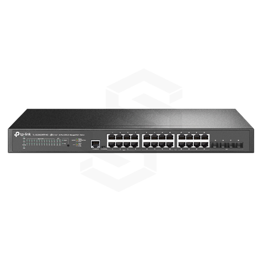 SWITCH TPLINK JETSTREAM 24 PUERTOS GIGABIT 16 POE+ + 8 POE++ + 4 SFP+ 10GBPS CAPA 2 ADM. 380W
