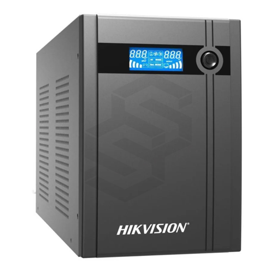 UPS HIKVISION 3000VA/1800W 6 SALIDAS 4 BATERIAS 12VDC 9AMP 120V