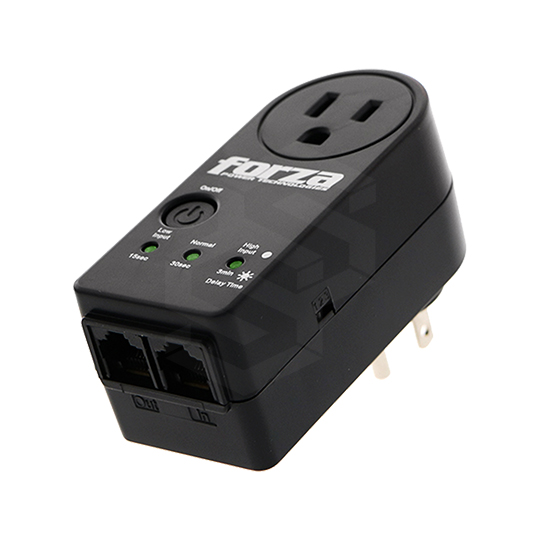 SUPRESOR DE PICOS DE 1 TOMAS NEGRO