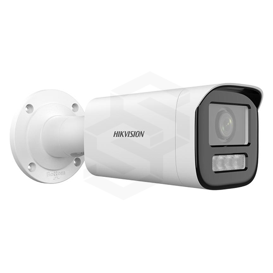 CAMARA IP TUBO EXTERIOR LUZ HIBRIDA 4MP L28-12MM MOTORIZADO CON MICROFONO Y ALARMA
