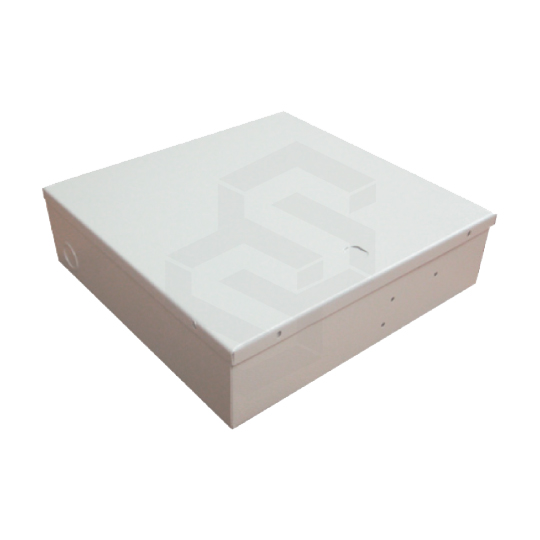 CAJA DE ALARMA METALICA BLANCA