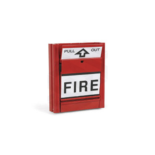 ESTACION MANUAL METALICA ROJA