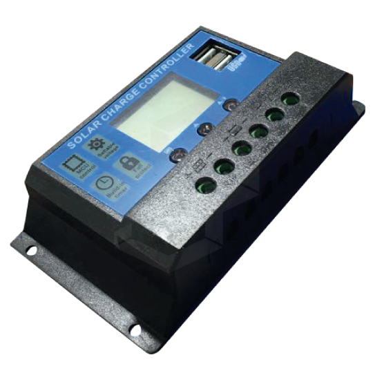 CONTROLADOR PARA CARGADOR SOLAR 12V/24V 20A
