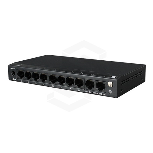 [UTP-SF10P-FHM] SWITCH 8 PUERTOS 10/100MB POE + 2 UPLINK 10/100MB 120W