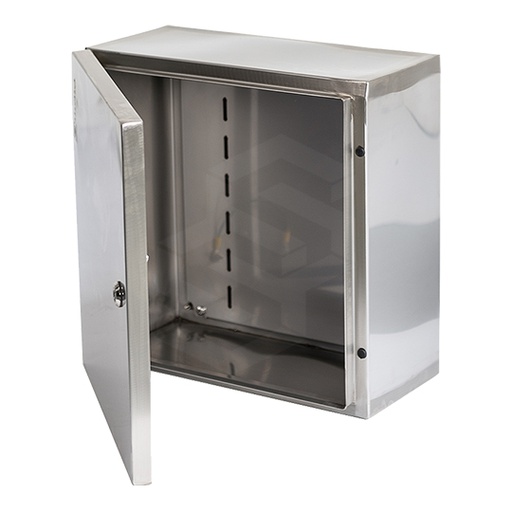 [BE-I-3010] GABINETE METALICO (400x400x200) mm PARA USO EXTERIOR, IP 66 / IK 10 EN ACERO INOXIDABLE