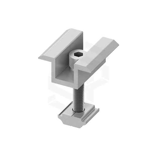 [PS-X-U-MID-CLAMP] SOPORTE CENTAL PARA RIEL Y PANEL SOLAR