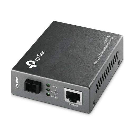 [TP-MC112CS] CONVERSOR DE MEDIOS WDM TX/RX: 1310NM TX/1550NM RX - ETHERNET 10/100MBPS