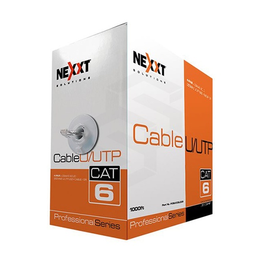 [NEXT-100UTPCAT6INTX100] CABLE UTP CAT 6E INTERIOR 100 MTS