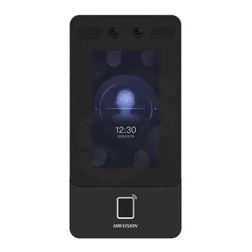 [DS-K1T342MFWX-E1] LECTOR BIOMETRICO FACIAL HUELLA EXTERIOR, POE y WIFI