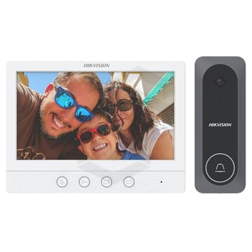[DS-KIS212] Kit Video Portero Ds-Kb2411-Im+Ds-Kh2220 AnalogoPantalla Colores 7  Tft Lcd (800 × 480)Micrófono Omnidireccional Integrado,Altavoz IncorporadoSupresión De Ruido Y Cancelación De EcoDim.: 195,8X132,8X18,39Mm