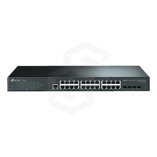 [TP-SG-3428] SWITCH TPLINK JETSTREAM 24 PUERTOS GIGABIT RACK 4 SFP CAPA 2 ADMINISTRABLE