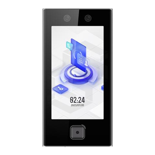 [DS-K1T670MX-QR] LECTOR BIOMETRICO FACIAL CON CODIGO QR