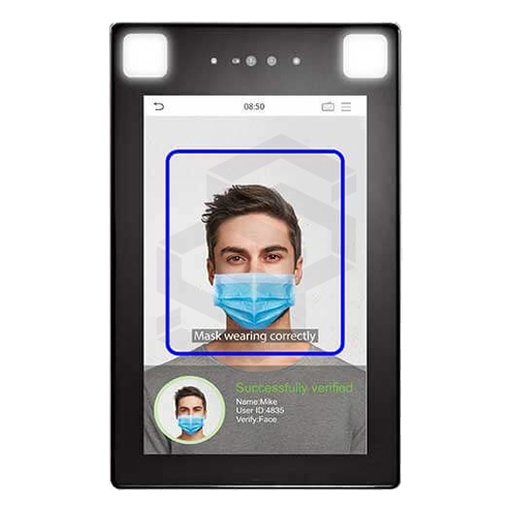 [ZK-PROFACEX(SL)] Miniac lector facial pantalla 5 para control de acceso biometrico