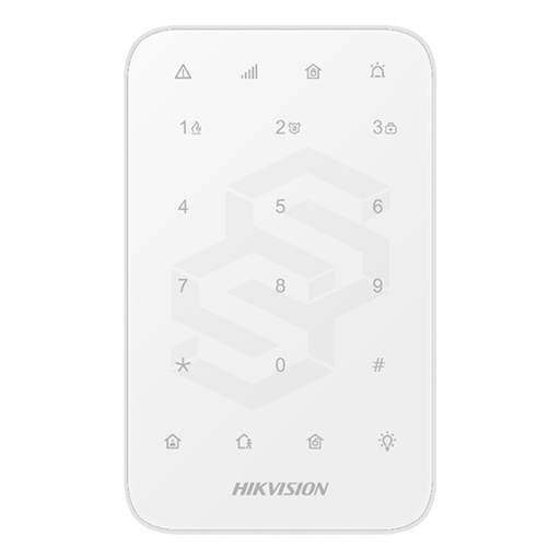 [DS-PK1-E-WB] TECLADO LED PARA ALARMA INALAMBRICO HIKVISION