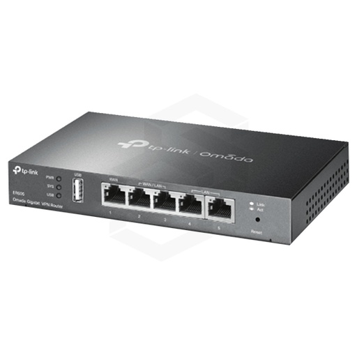 [TP-ER605] ROUTER VPN 2 PUERTOS LAN + 1 WAN + 2 WAN/LAN GIGABITE TPLINK OMADA