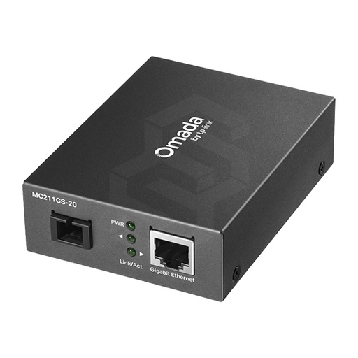 [TP-MC211CS-20] CONVERTIDOR DE FIBRA TP-LINK SINGLE MODO SC 10/100/1000MBPS WDM
