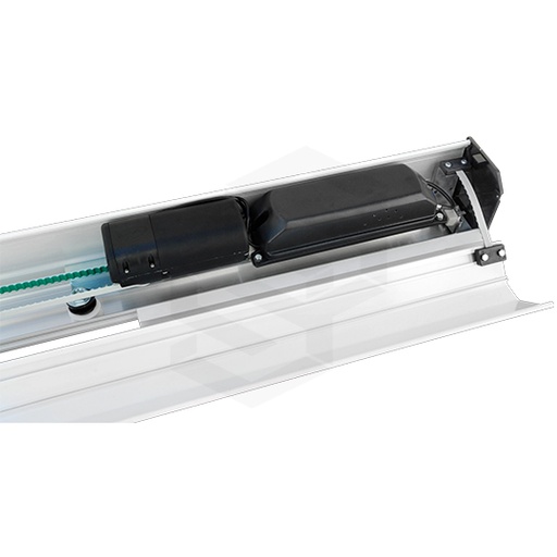 [PPA-F09207007] CONJUNTO DE MOTOR DE CORREDIZO 2 PUERTAS TORE VIDRO 4MTS 220V C. MAXIMA 150KG