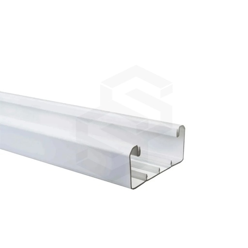 [DE-CN10045] CANALETA 100 X 45 LISA BLANCA