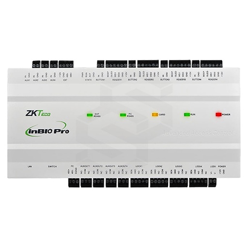 [ZK-INBIO460PRO-PLUS] MODULO DE CONTROL DE ACCESO PARA 4 PUERT