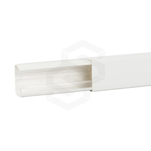 [DE-CN4025] CANALETA 40 X 25 BLANCA SIN DIVISIÓN
