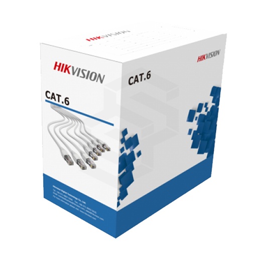 [DS-1LN6-UE-W] ROLLO DE CABLE UTP CAT6 305 MTSHIKVISION